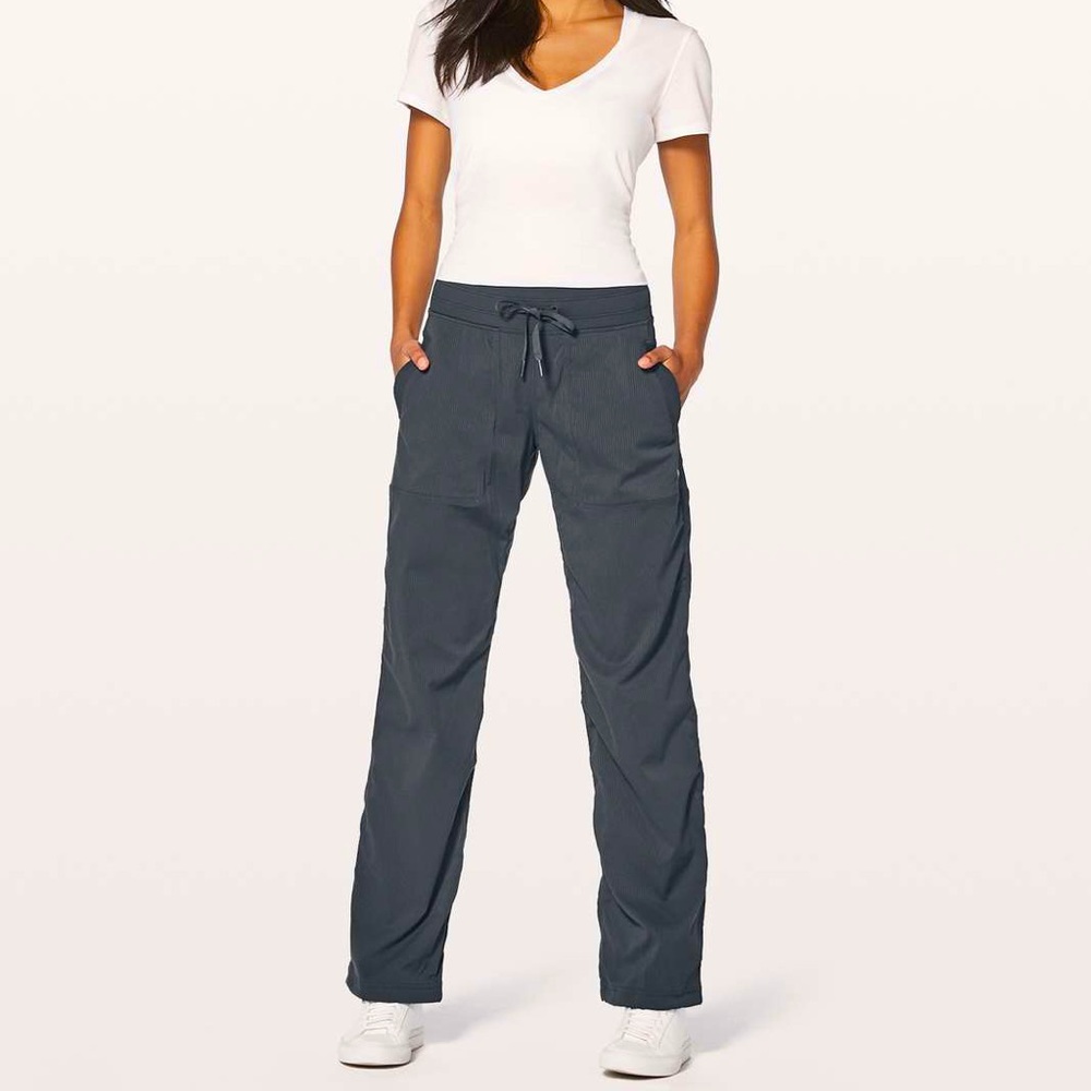 Lululemon Dance Studio Pant III unlined Blue Tied